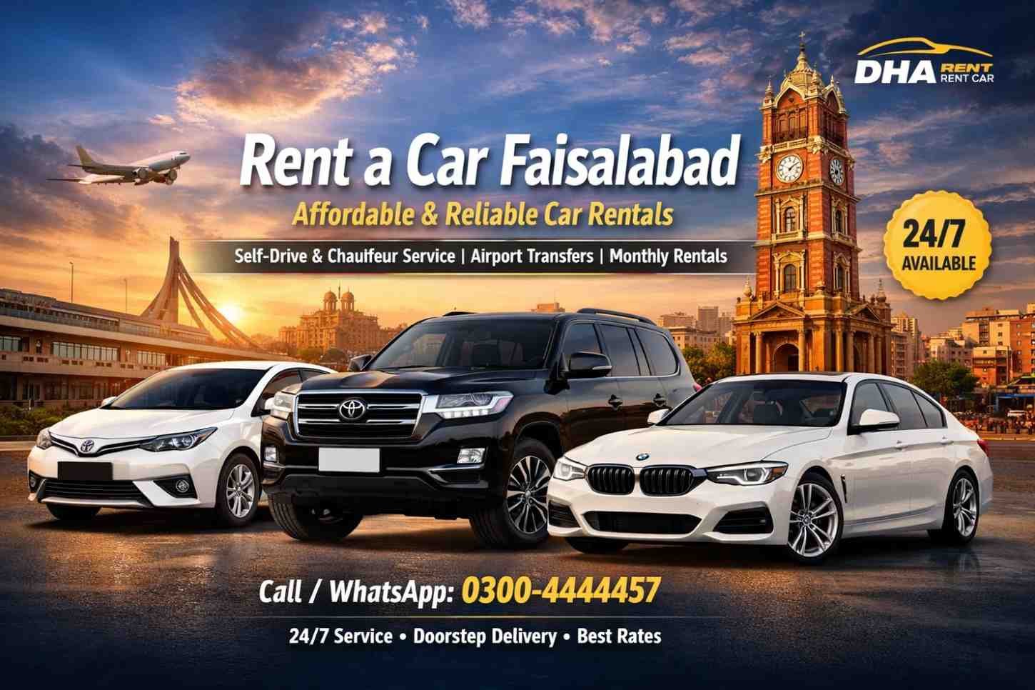 Rent a Car Faisalabad